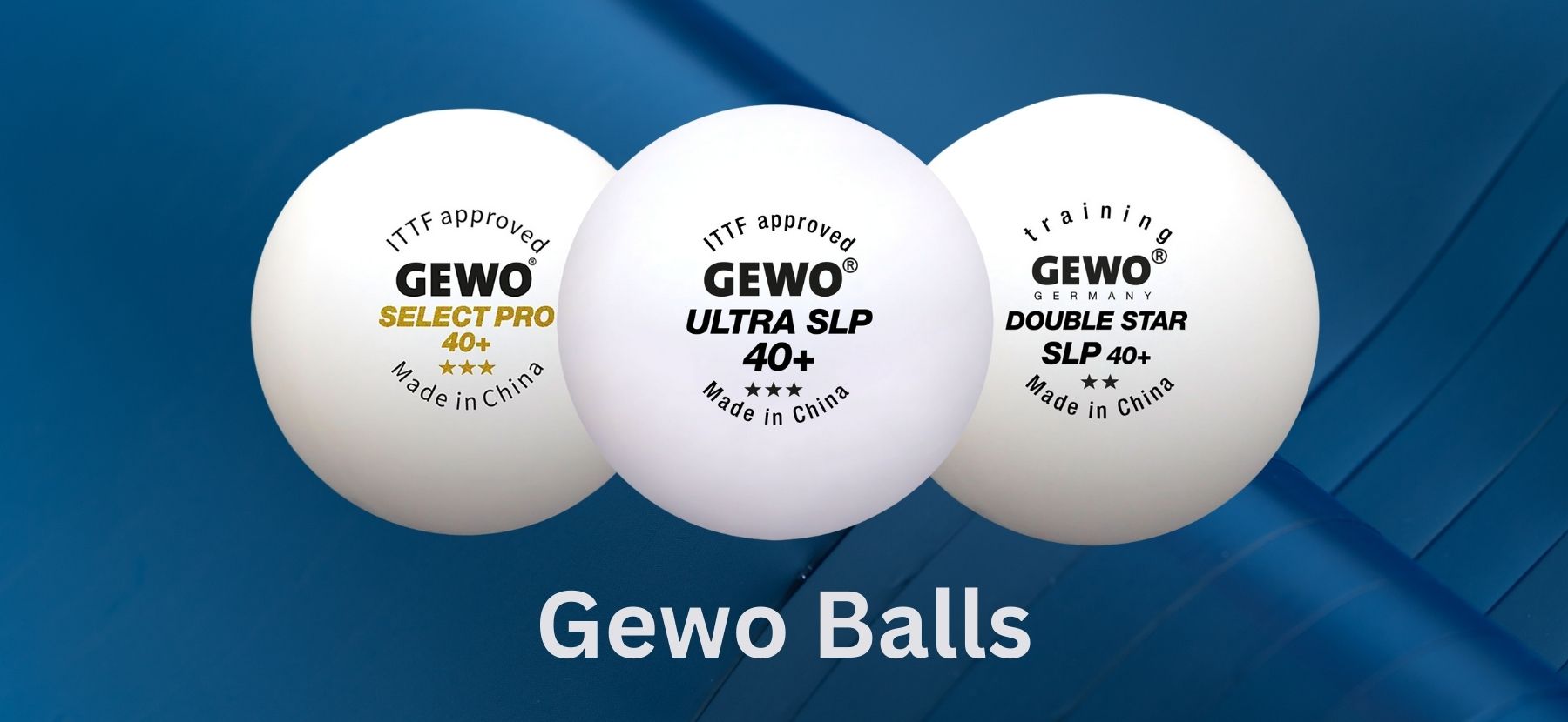Gewo Table Tennis Balls