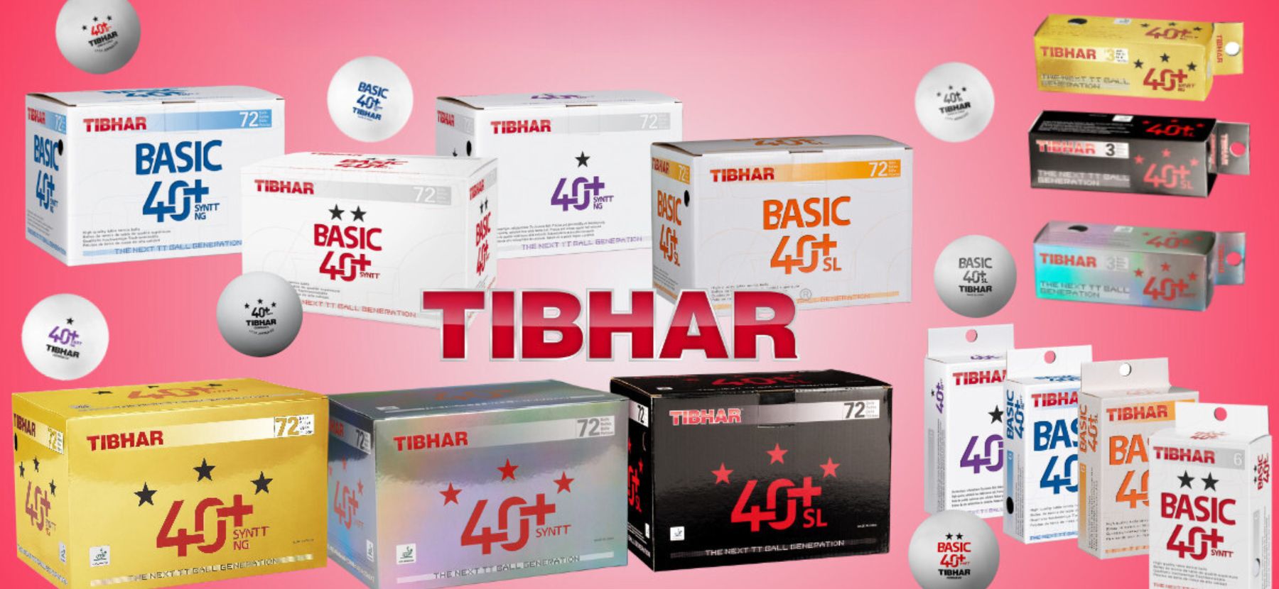 Tibhar Table Tennis Balls