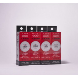 Nittaku Premium - gezeigt sind mehrere 3er Packungen