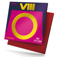 Xiom Omega VIII China - Product image with rubber and packaging