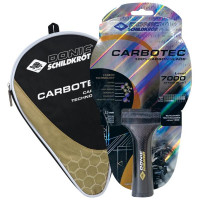 Donic Schildkröt Carbotec 7000 - Bild von Tasche und Schläger in Verpackung