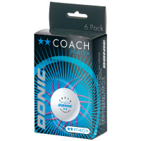 Donic Coach P40+ - 6er-Packung seitlich fotografiert