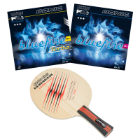 Donic Original Bluefire Speed - Holz mit zwei Belägen in Verpackung