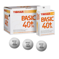 Tibhar Basic 40+ SL - 72er und 6er Packung + Bälle