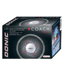 Donic Coach P40+ 1-Star, white, pack of 120
