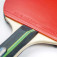 Gewo Rave Game - closer shot of the racket from the red rubber side