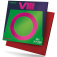 Xiom Omega VIII Hybrid - Product image with rubber and packaging