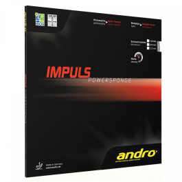 Andro Impuls Powersponge - Produktfoto mit Verpackung – so sieht’s aus