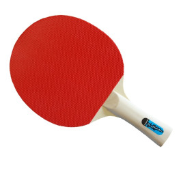 Brettchen Tischtennisschläger - Holz aus einer kreativen Schräglage gezeigt