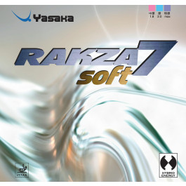 Yasaka Rakza 7 Soft - Foto von Verpackung und Artikel gemeinsam