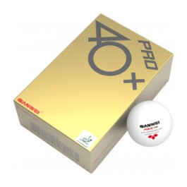 Sanwei 40+ ABS 3Star - 72er-Packung mit einem außenliegenden Ball