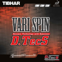 Tibhar Vari Spin D-Tecs - Komplettansicht: Produkt mit Verpackung