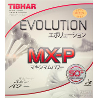 Tibhar Evolution MX-P 50° - Produktfoto mit Verpackungsdesign