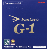 Nittaku Fastarc G1 - Komplettansicht: Produkt mit Verpackung