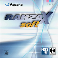 Yasaka Rakza X Soft - Visualisierte Produktdarstellung mit Verpackung