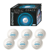 Donic Coach P40+ (Pelota de entrenamiento de plástico de 2 estrellas con costura), Paquete de 120